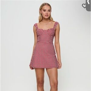 COPY - Princess Polly Faubert Mini Dress Red Gingham